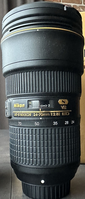 Обʼєктив Nikon Nikkor AF-S 24-70 mm f/2,8E ED VR Київ - фото 7
