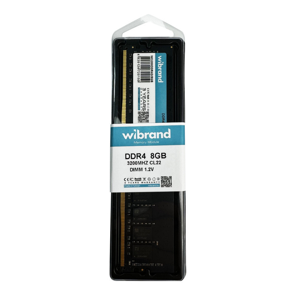 Оперативна пам'ять Wibrand 8GB 3200MHz Київ - фото 2