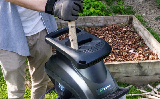 Измельчитель веток электрический Wuber 3000Вт 55л (Польша) Киев