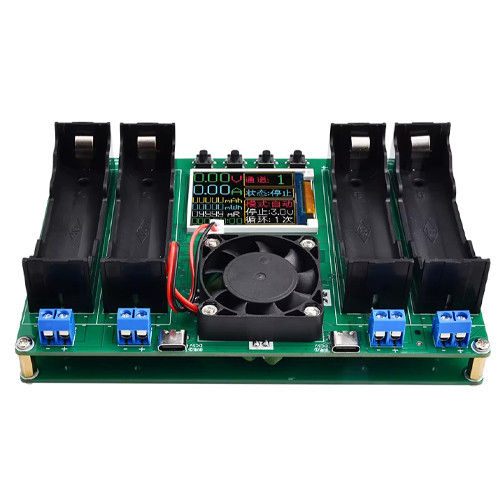 Тестер измеритель емкости сопротивления АКБ 18650 Li-ion с LCD, 4 канала Вінниця - фото 3