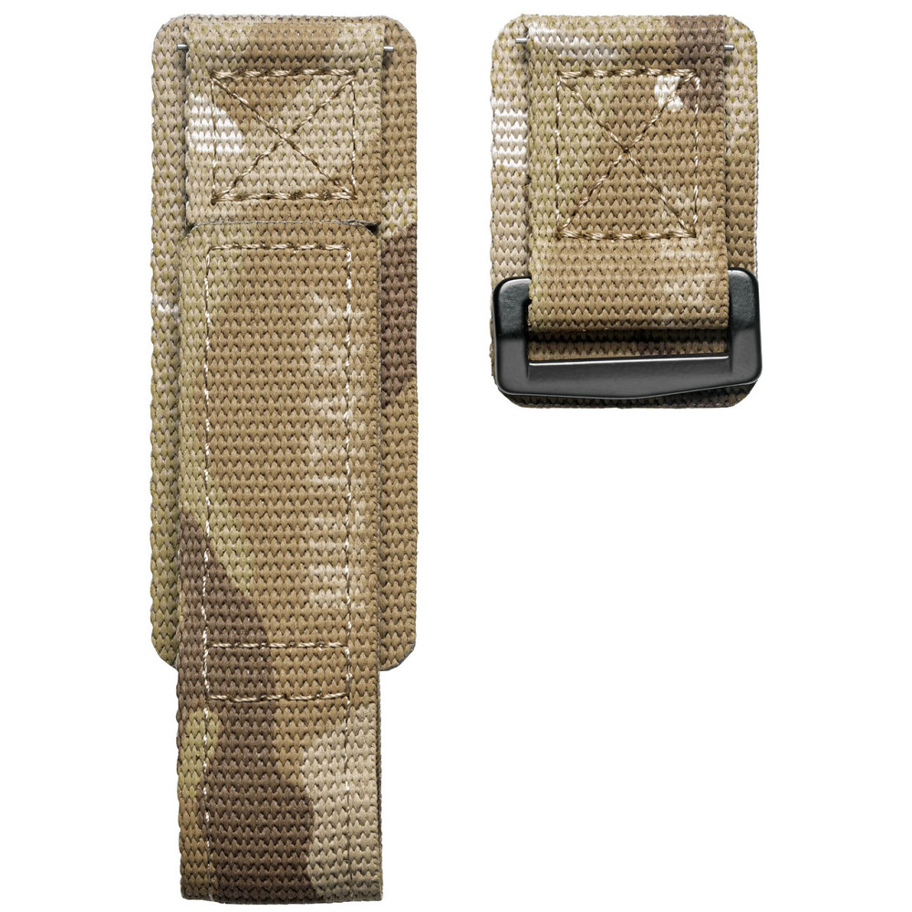 Ремешок для часов Hemsut HS131 Military nylon Velcro Camo Brown 22 mm SBR Киев - изображение 1