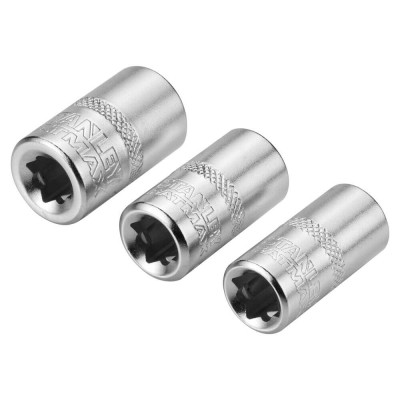 Набір головок Stanley торцевих 1/4&quot; Maxi Drive, із шестигранним профілем, 3 шт: 8, 9, 10 мм. (FMMT17091-0) Вінниця - фото 6