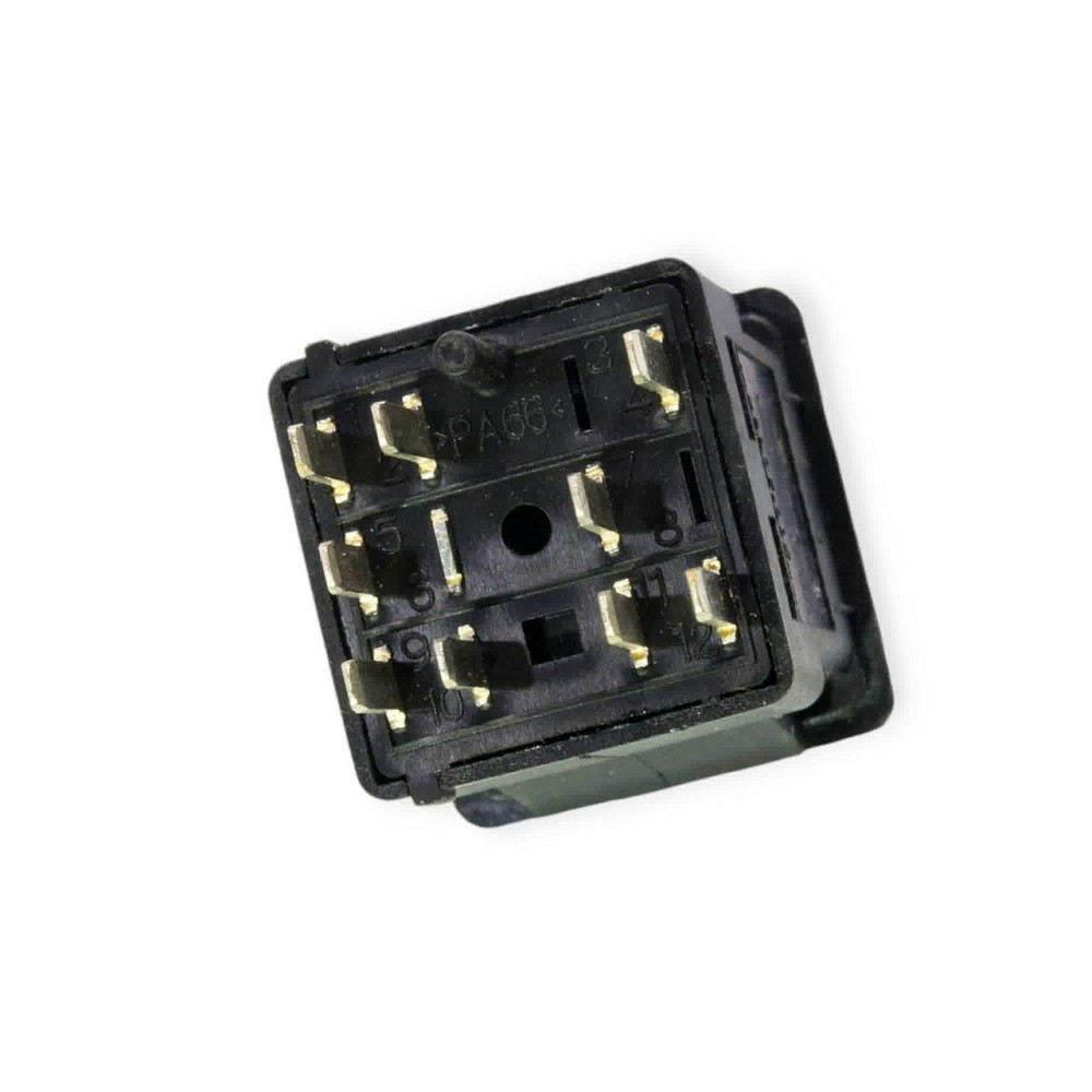 Кнопка габаритов 2108 низкая панель, Таврия, Москвич 2141 (9 контактов, квадрат) (клавиша) Мукачево - изображение 1