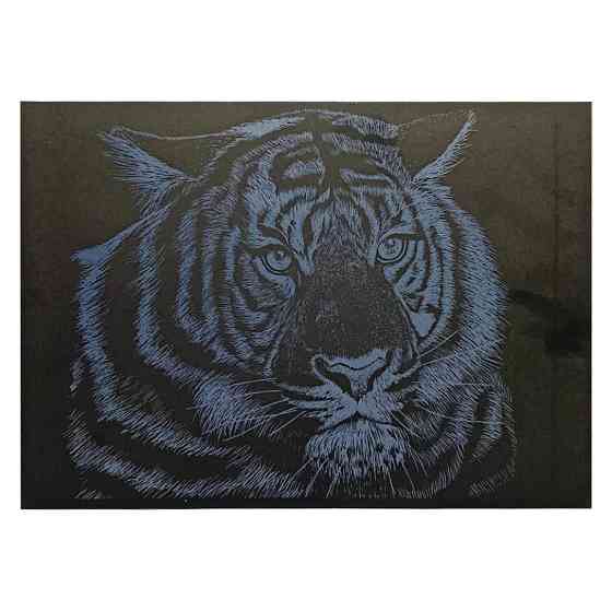 Гравюра А4 "Тигр" ГрА4-5с економ варіант в пакеті 29,7х21 см Вінниця