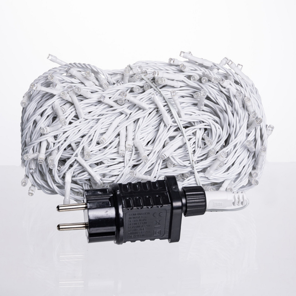 Гірлянда Нитка вулична 30 м 300 LED білий провід Синій CF300L30MWBL Коломыя - изображение 3