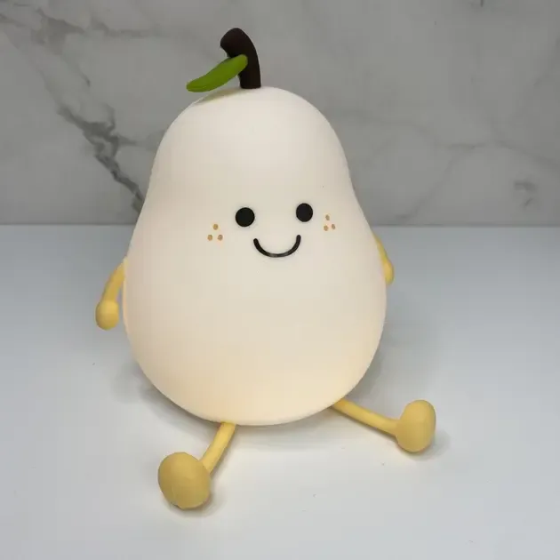 Детский светильник ночник аккумуляторный силиконовый "Груша" LED L40 Коломия - фото 2