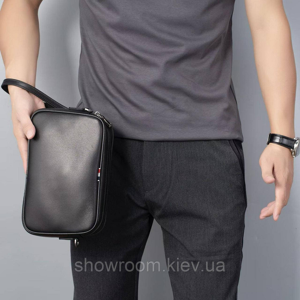 Мужская кожаная барсетка Leather Collection (5012) Киев - изображение 7