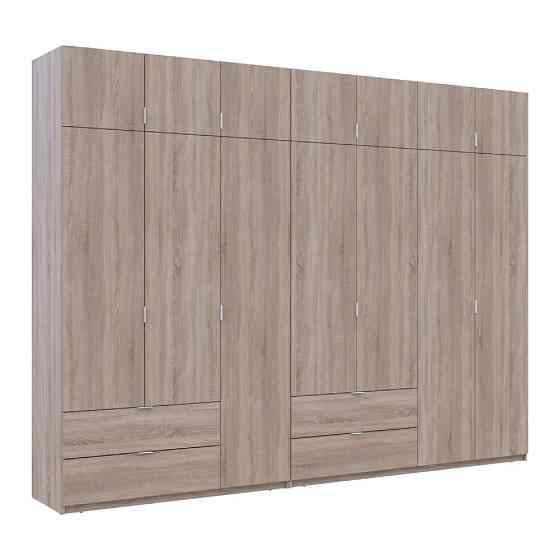 Шкаф для одежды Doros Лукас Дуб сонома 3+4 ДСП 315х50х240 DRS-011709 (42005135) Днепр