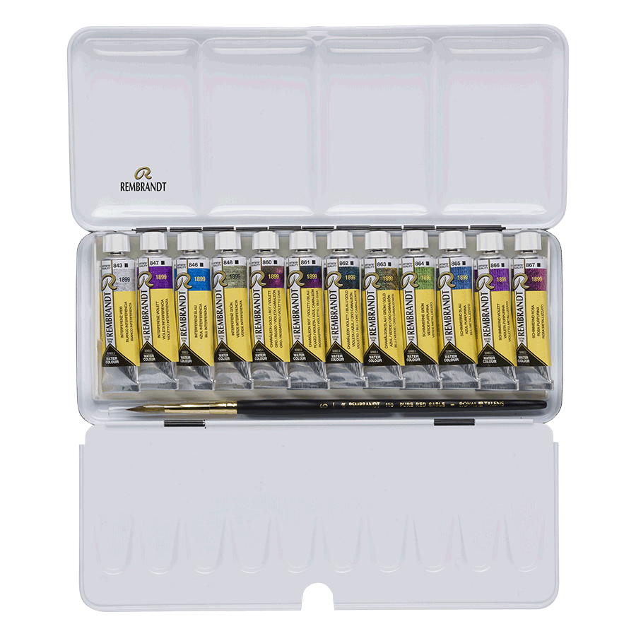Набор акварельных красок Rembrandt SPECIALTY 12х10мл металлический пенал Royal Talens Киев - изображение 2