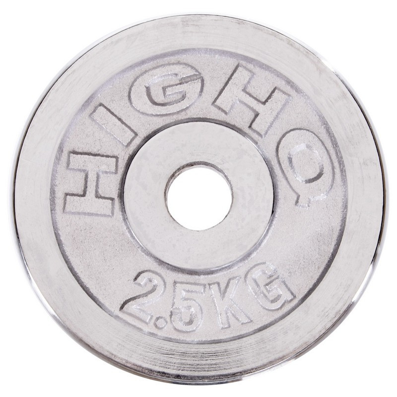 Блин (диск) хромированный 2.5 кг 30 мм HIGHQ-1451-2_5S Киев - изображение 2