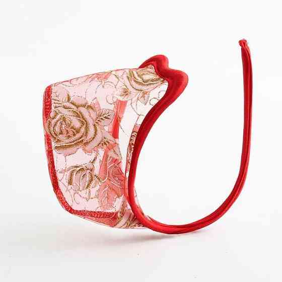 Мужские с-стринги без лямок - Красный - M/XL – Эротическое бельё Винница