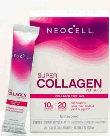 Говяжий коллаген 1 и 3 типа Neocell Super Collagen Peptides 20 стиков Киев