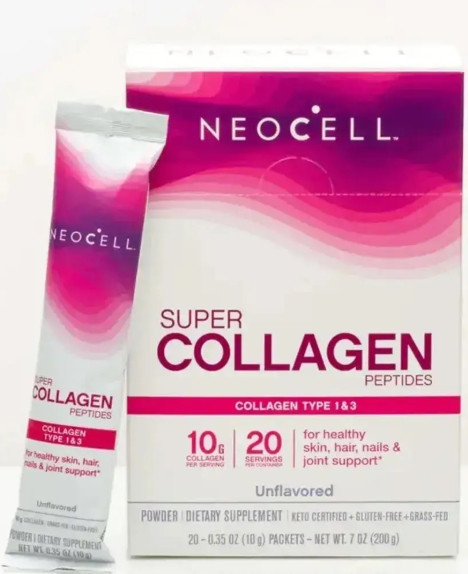 Говяжий коллаген 1 и 3 типа Neocell Super Collagen Peptides 20 стиков Киев - изображение 1