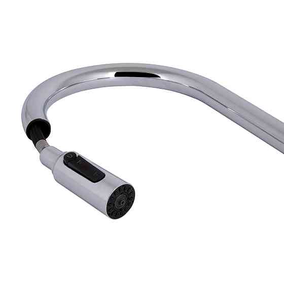 Змішувач для кухні Qtap Rozcesti з висувним виливом з під'єднанням для питної води QTROZ366CRM45938 Chrome Київ