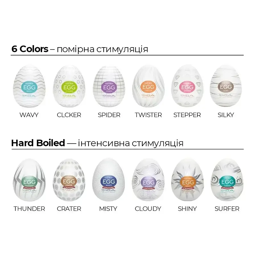 Мастурбатор-яйце Tenga Egg Lovers (сердечки) Львов - изображение 6
