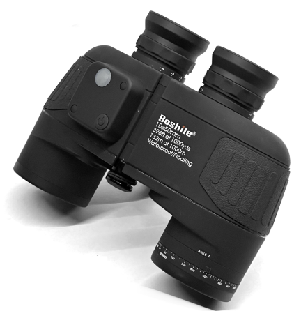 Бінокль Boshile 10х50 BAK4 з компасом (Чорний) Київ