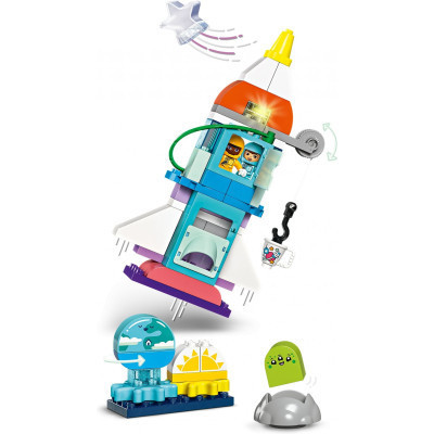 Конструктор LEGO DUPLO Town Пригоди на космічному шатлі 3-в-1 58 деталей (10422) Вінниця - фото 6