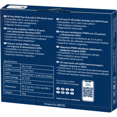 Контроллер вентилятора Arctic CASE FAN HUB (ACFAN00175A) Вінниця - фото 8