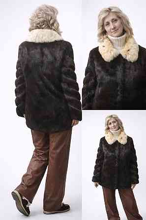 Елегантний жіночий кожушок з натурального хутра кролика Харків