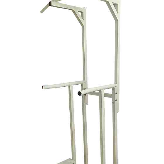 Турник + брусья 2 в 1 с упорами для ног 40х40 мм KZ-121 Спортивные стенки и турники для дома разборная Киев