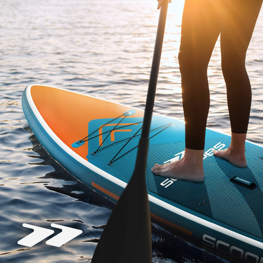 Складне весло регульоване 2в1 для sup дошки і каякінгу 165-225 см Scoopes (Blade) Нововолинськ - фото 8