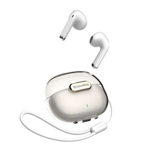 Навушники бездротові ColorWay slim CW-TWS2WT Earbuds білий Житомир - фото 4