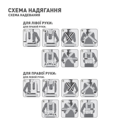 Бандаж MedTextile Бандаж на плечовий суглоб зігріваючий (повязка Дезо), (4820137291883) Вінниця - фото 5