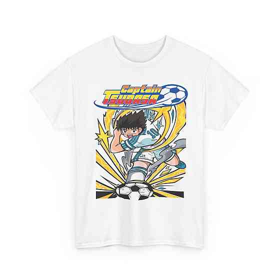 Футболка аниме Каптаин Тсубаса Соккер Манга оверсайз (S/M/L) Черний AnimeJ0137 Днепр