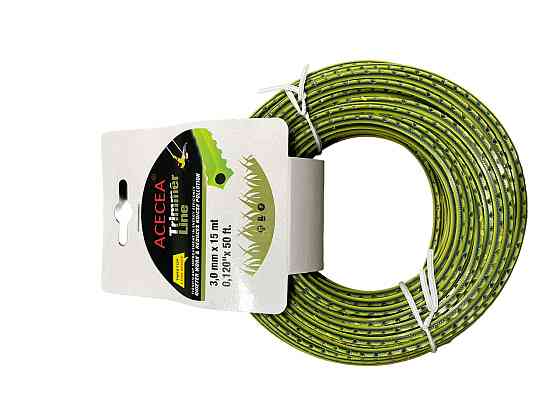 Леска мотокосы Ø3,0mm, 15 метров (крокодил) Мукачево