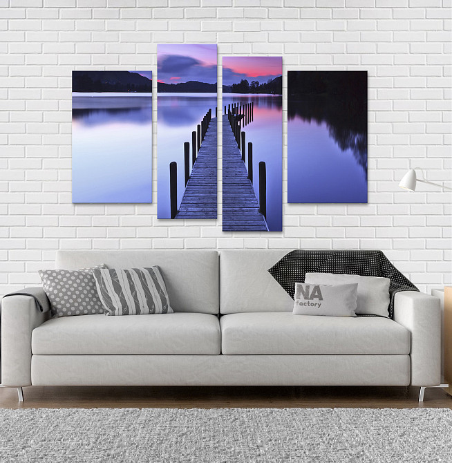 Модульна картина Світанок Міст Art-61_4 Київ - фото 2