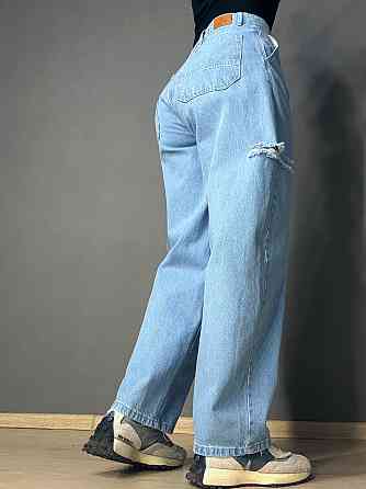 Джинси жіночі XRay 241-7374 skater jeans банани рвані блакитні, блакитний, 40, 40, 82 см, 112 см Київ