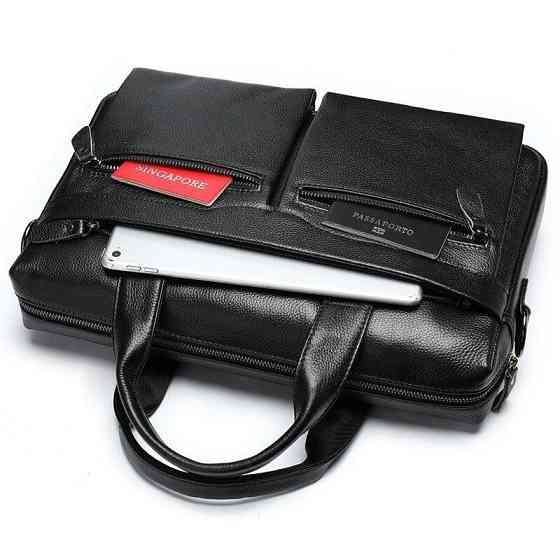 Сумка чоловіча Чорна (Vintage) Київ