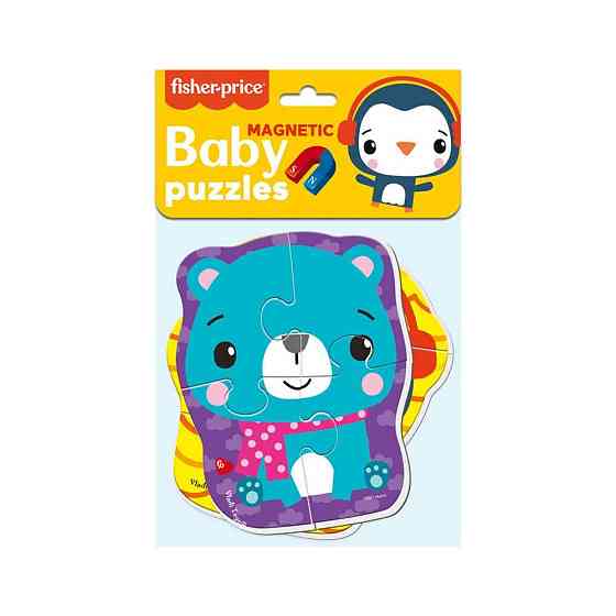 Магнітні бебі пазли "Ведмідь та Пінгвін" Vladi Toys VT3208-15 Київ