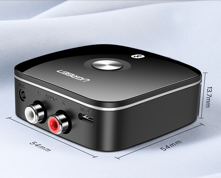 Бездротової Bluetooth 5.3 (без aptX™) аудіо приймач Ugreen 30445 c 3.5мм і 2RCA виходами (Чорний) Николаев - изображение 6