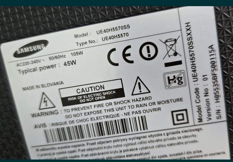 Телевизор: Samsung 40