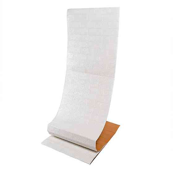 R001-2-20 Панель стеновая в рулоне 3D 700х19600х2мм Белый Кирпич SW-00002277 Днепр