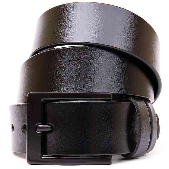 Ремень классика мужской Vintage 20382 Черный Киев