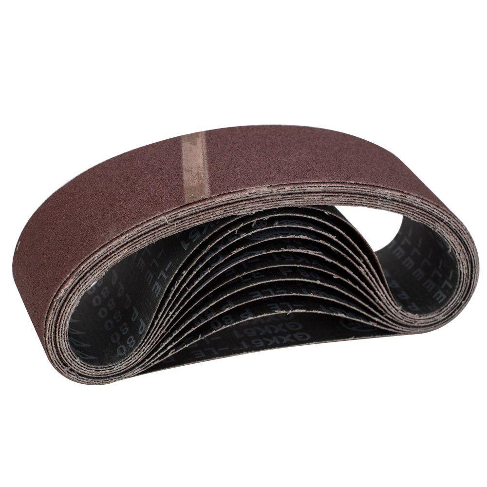 Стрічка шліфувальна нескінченна 75×533мм P80 (10шт) SIGMA (9152081) Рівне - фото 1