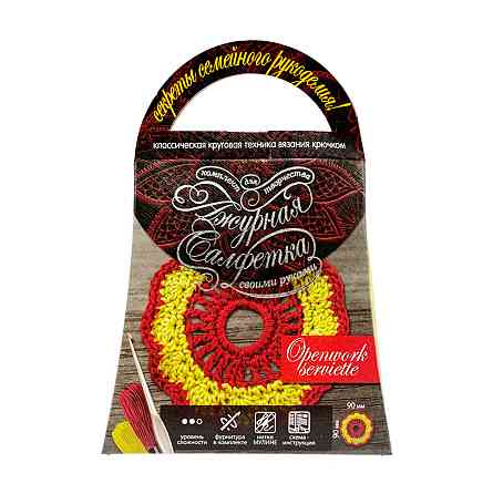 Комплект для творчості своїми руками "Ажурна серветка" SL-01-04 Вінниця