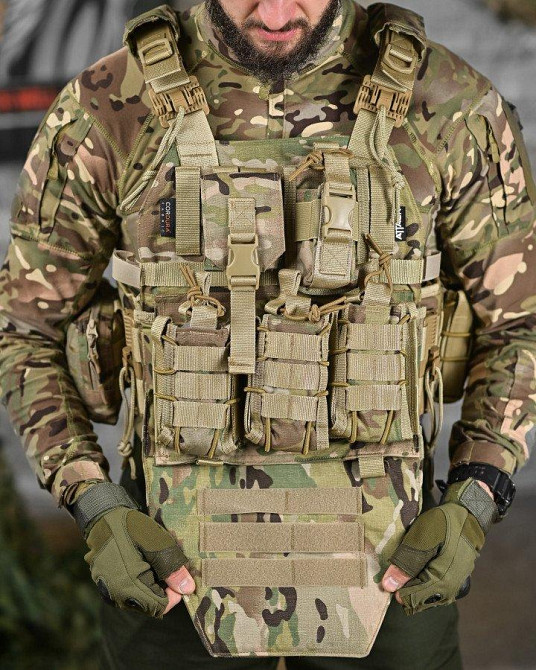 Якісна плитоноска Attack STATIX мультикам ДЛ6477 Одеса - фото 5