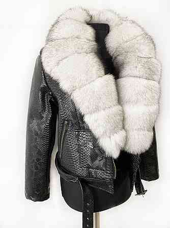 Куртка косуха жіноча з натуральним хутром песця р 46 Харків