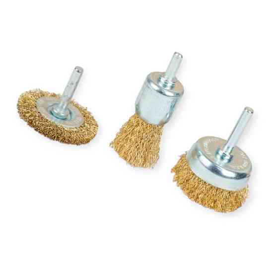 Набір щіток диск, конус, чашка "дриль" кручена дротик 3шт (50, 50, 25мм) Мукачево