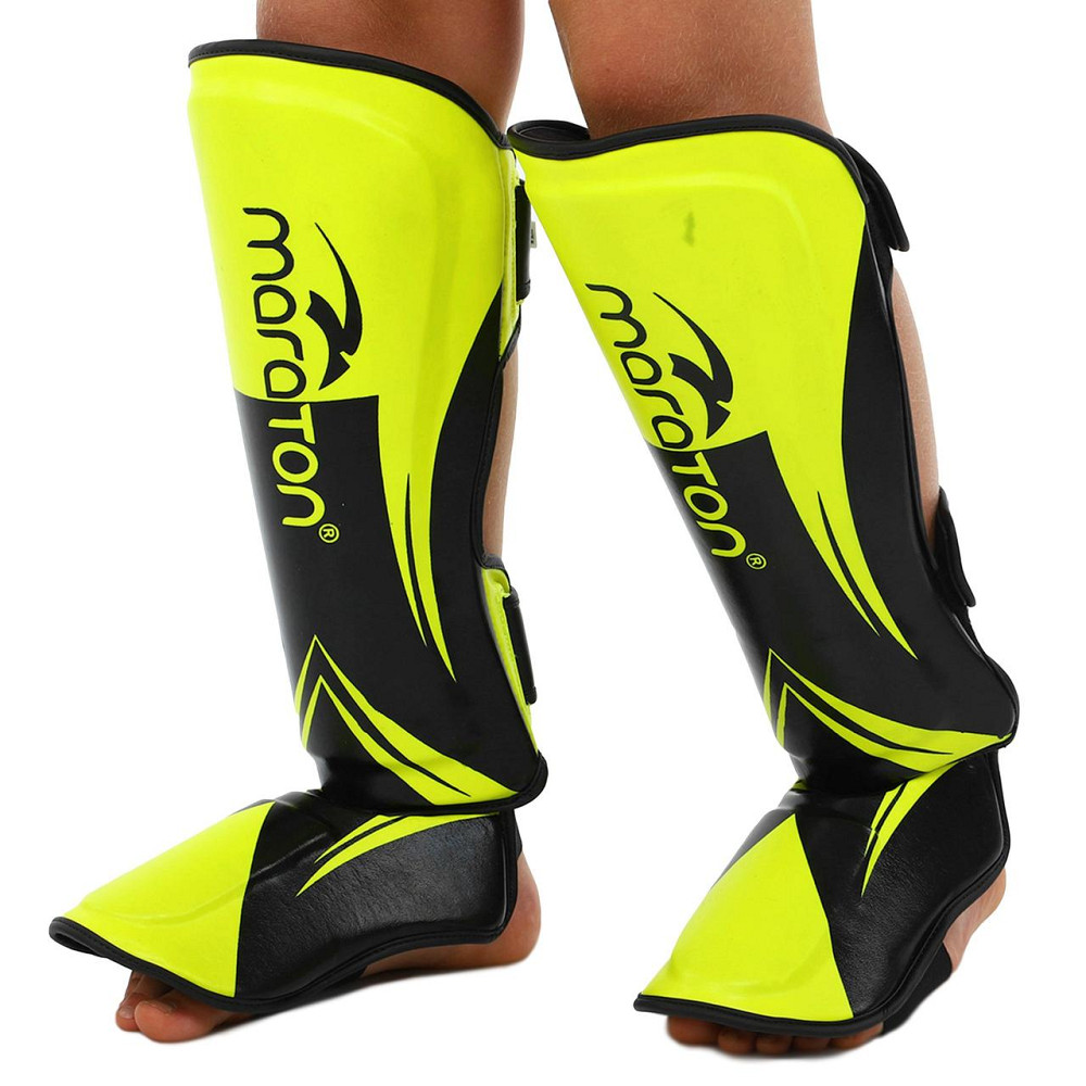 Защита голени и стопы Муай Тай, ММА, Кикбоксинг MARATON BO-9321 размер S-XL Защита для боевых искусств Киев - изображение 6