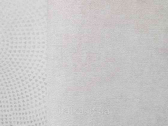 Шпалери метрові вінілові на флізелін AS creation Premium під штукатурку світло сірі з білим Київ