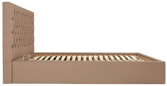 Кровать Cambridge Comfort 140 х 190 см Fly 2213 С подъемным механизмом и нишей для белья Светло-коричневый Киев