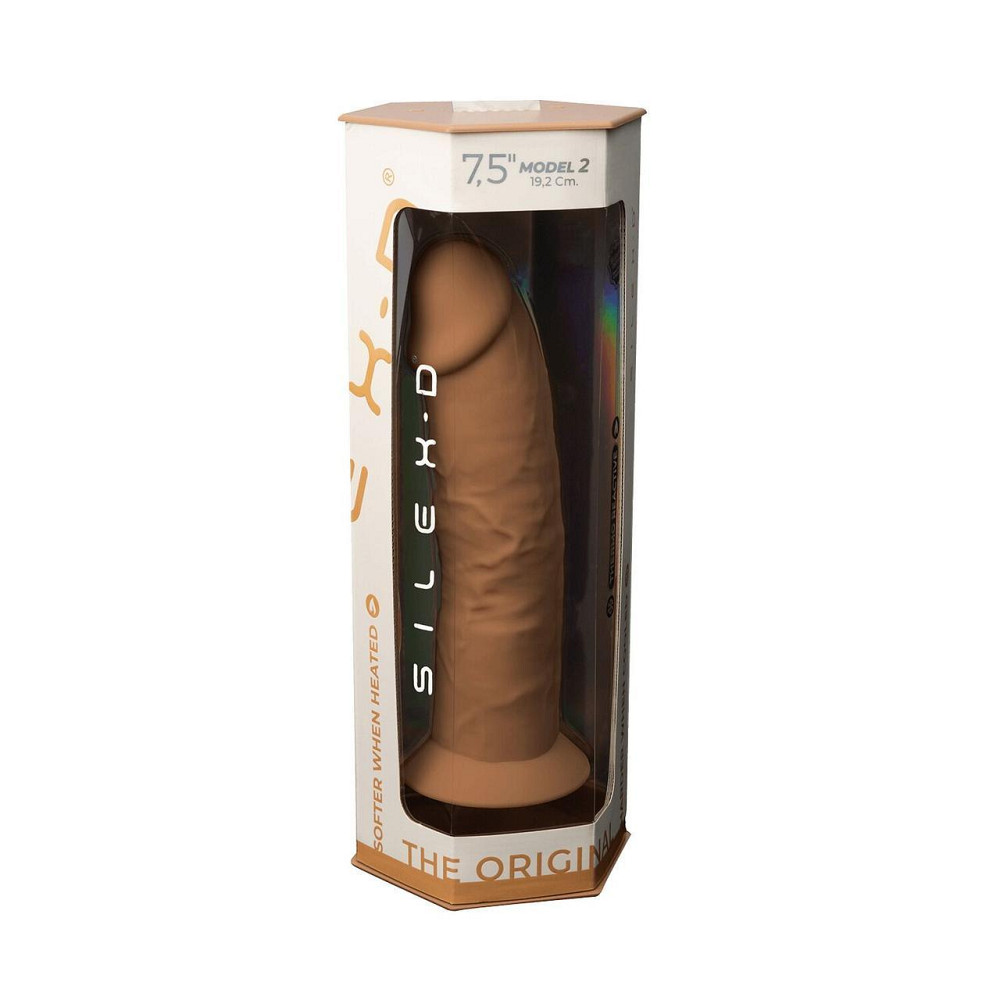Фаллоимитатор SilexD Henry Caramel (MODEL 2 size 7.5in), двухслойный, силикон+Silexpan, диаметр 4,8см Sex Aura Киев - изображение 6