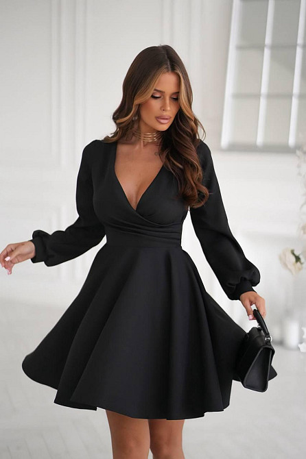 Женское платье с драпировкой на талии Одесса - изображение 1