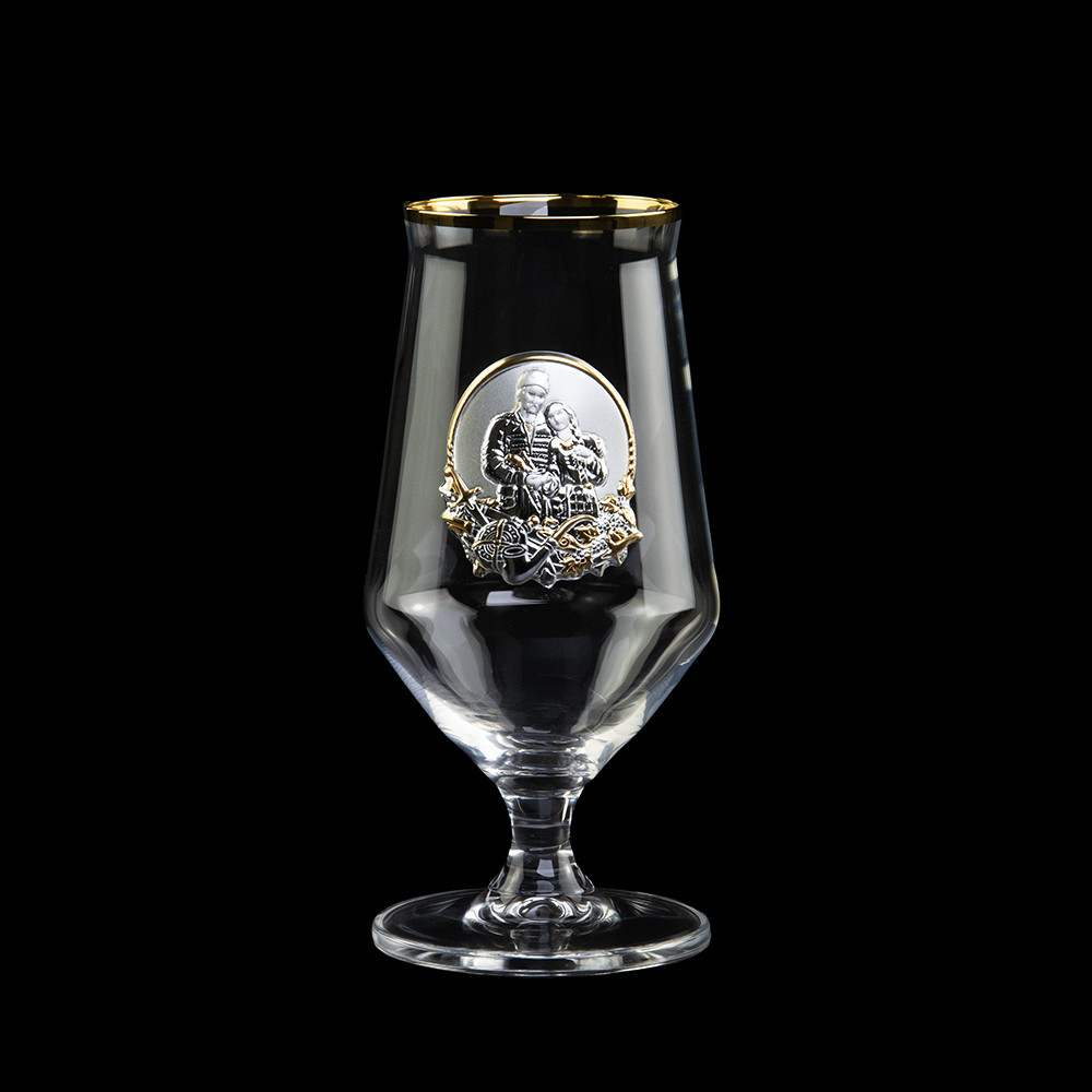 Набір для пива “КОЗАЦЬКИЙ” 6 келихів 470 мл, кришталь, золото Рівне - фото 2