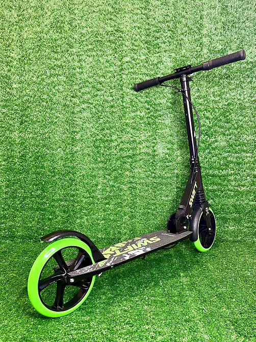 Самокат міський Scooter Extreme 2-х колісний Зелений (SK2438) Чернігів - фото 2