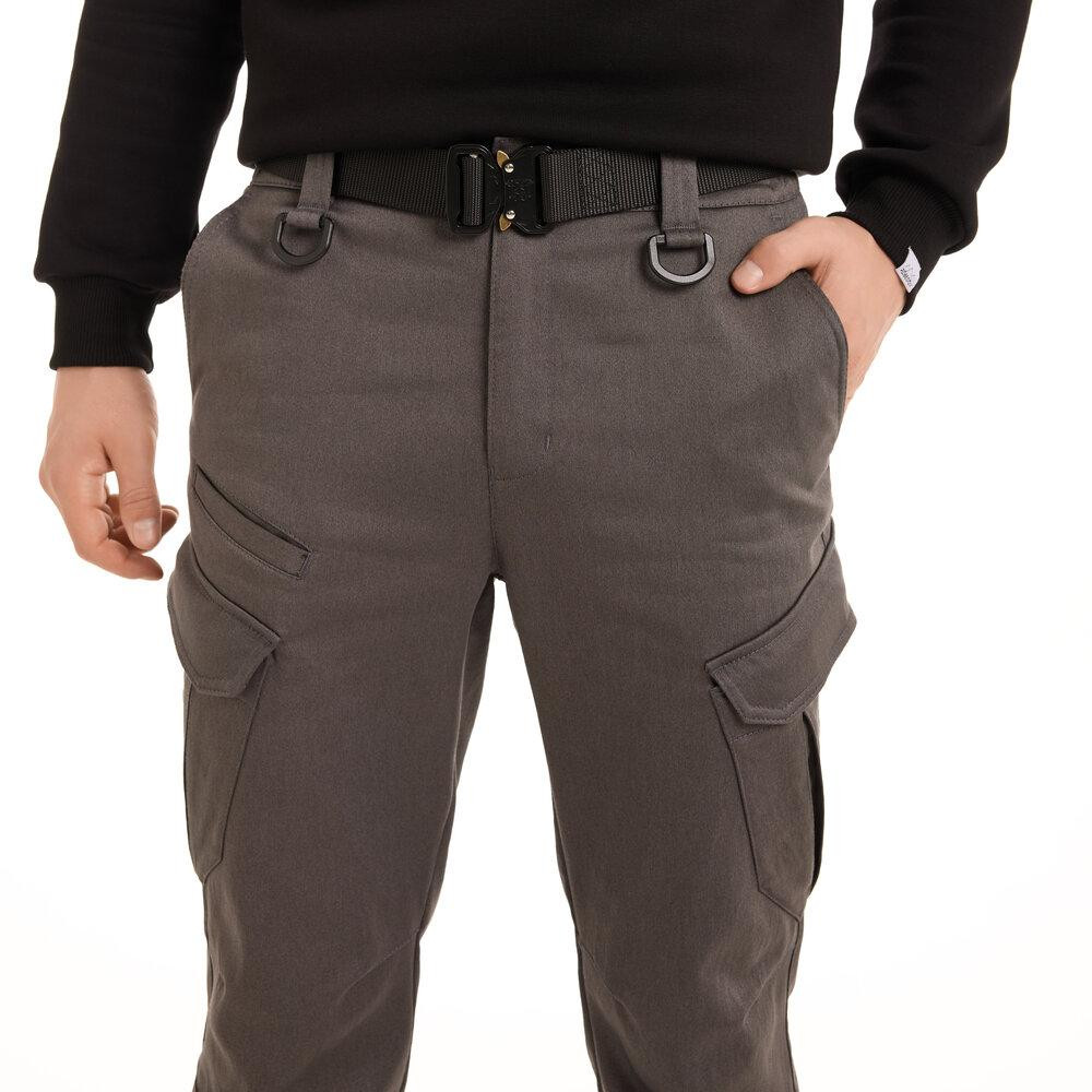 Зимові тактичні брюки темно-сірі Pobedov trousers Tactical ЗИМА Київ - фото 2